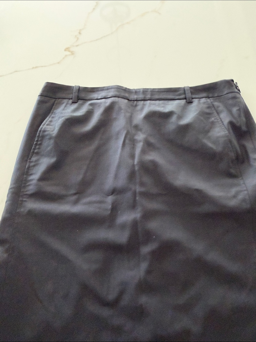 BCBGMaxAzria Black Tailored Pencil Skirt